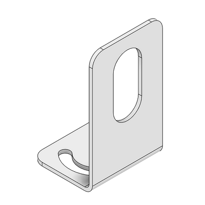 66-212-3 MODULAR SOLUTIONS ALUMINUM BRACKET<BRE>30 SERIES 12MM SENSOR HOLDING